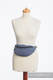 Waist Bag made of woven fabric, (60% cotton, 40% bamboo) - LITTLE LOVE - AQUA #babywearing