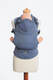 Ergonomic Carrier, Baby Size, jacquard weave 60% cotton, 40% bamboo - LITTLE LOVE - AQUA, Second Generation #babywearing