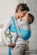 Moja pierwsza chusta do noszenia dzieci - LARIMAR, tkana splotem skośno-krzyżowym (100% bawełna) - rozmiar M (drugi gatunek) #babywearing