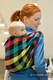 Chusta do noszenia dzieci, tkana splotem diamentowym, bawełna - DIAMENTOWA KRATA -  rozmiar L #babywearing