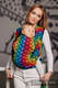 Fular, tejido jacquard (100% algodón) - RAINBOW STARS DARK - talla L #babywearing