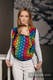 Fular, tejido jacquard (100% algodón) - RAINBOW STARS DARK - talla S (grado B) #babywearing