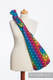 Hobo Tasche, hergestellt vom gewebten Stoff (100% Baumwolle) - RAINBOW STARS DARK #babywearing