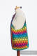 Bolso Hobo hecho de tejido de fular, 100% algodón - RAINBOW STARS DARK #babywearing