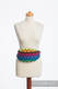 Gürteltasche, hergestellt vom gewebten Stoff (100% Baumwolle) - RAINBOW STARS DARK #babywearing