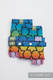 Drool Pads & Reach Straps Set, (60% cotton, 40% polyester) - RAINBOW STARS DARK #babywearing