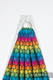 Bandolera de anillas, tejido Jacquard (100% algodón) - RAINBOW STARS DARK - long 2.1m #babywearing