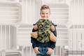 Puppentragehilfe, hergestellt vom gewebten Stoff (100% Baumwolle) - GRÜN CAMO #babywearing