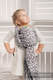 Żakardowa chusta dla lalek, 100% bawełna - GEPARD CIEMNY BRĄZ Z BIAŁYM #babywearing
