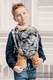 Fular portamuñecos, tejido jacquard, 100% algodón - GRIS CAMO   #babywearing