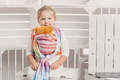 Doll Sling, Jacquard Weave, 100% cotton - RAINBOW LACE #babywearing