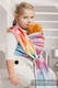 Doll Sling, Jacquard Weave, 100% cotton - RAINBOW LACE (grade B) #babywearing