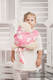 Doll Sling, Jacquard Weave, 100% cotton - SWEETHEART PINK & CREME 2.0 #babywearing