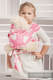 Doll Sling, Jacquard Weave, 100% cotton - SWEETHEART PINK & CREME 2.0 #babywearing