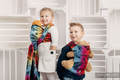 Fular portamuñecos, tejido jacquard, 100% algodón - DRAGONFLY RAINBOW DARK #babywearing