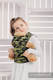 Nosidełko dla lalek z tkaniny chustowej - ZIELONE MORO #babywearing