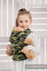 Mochila portamuñecos hecha de tejido, 100% algodón - GREEN CAMO  #babywearing