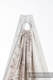 Bandolera de anillas, tejido Jacquard (100% algodón) - con plegado simple - SYMPHONY CREAM & BROWN - long 2.1m #babywearing