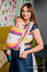 Baby Wrap, Jacquard Weave (60% cotton, 40% bamboo) - VANILLA LACE 2.0 - size XL #babywearing