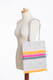 Shopping bag (made of wrap fabric) - VANILLA LACE - COTTON 2.0 #babywearing