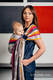 Ringsling, Jacquard Weave (100% cotton), with gathered shoulder - COFFEE LACE 2.0 - long 2.1m (grade B) #babywearing
