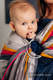 Ringsling, Jacquard Weave (100% cotton), with gathered shoulder - COFFEE LACE 2.0 - long 2.1m (grade B) #babywearing