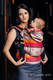 Ergonomic Carrier, Baby Size, jacquard weave 100% cotton - CHERRY LACE 2.0, Second Generation #babywearing