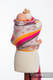 Nosidełko dla dzieci WRAP-TAI MINI, bawełna, splot żakardowy, z kapturkiem, WIŚNIOWA KORONKA 2.0 #babywearing