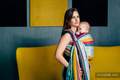 Baby Wrap, Jacquard Weave (100% cotton) - MINT LACE 2.0 - size XL #babywearing