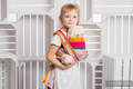 Puppentragetuch, Jacquardwebung, 100% Baumwolle - CHERRY LACE 2.0 #babywearing