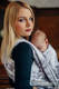 Baby Wrap, Jacquard Weave (100% cotton) - GALLOP - size XS #babywearing