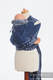 WRAP-TAI carrier Mini with hood/ jacquard twill / 100% cotton / SYMPHONY NAVY BLUE & GREY #babywearing