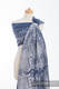 Ringsling, Jacquard Weave (100% cotton) - SYMPHONY NAVY BLUE & GREY - long 2.1m #babywearing