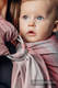 Bandolera de anillas, tejido Jacquard (100% algodón) - con plegado simple - LITTLE HERRINGBONE ELEGANCE - standard 1.8m #babywearing