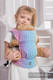 Mochila portamuñecos hecha de tejido, 100% algodón - BIG LOVE RAINBOW #babywearing