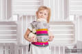 Doll Carrier made of woven fabric, 100% cotton  - COFFEE LACE 2.0 #babywearing