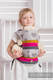 Nosidełko dla lalek z tkaniny chustowej - KAWOWA KORONKA 2.0 #babywearing