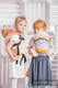 Doll Sling, Jacquard Weave, 100% cotton - VANILLA LACE - COTTON 2.0 #babywearing