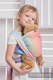Żakardowa chusta dla lalek, 100% bawełna - BIG LOVE - TĘCZA #babywearing
