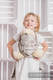 Doll Sling, Jacquard Weave, 100% cotton - SYMPHONY CREAM & BROWN (grade B) #babywearing