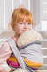 Żakardowa chusta dla lalek, 100% bawełna - WANILIOWA KORONKA - BAWEŁNA 2.0 #babywearing