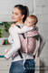 Lenny Buckle Onbuhimo baby carrier, standard size, jacquard weave (100% cotton) - PAISLEY PURPLE & CREAM #babywearing