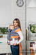 WRAP-TAI mini avec capuche, jacquard/ 100% coton / VERSION POUR USAGE PROFESSIONNEL - ENIGMA 2.0  #babywearing