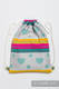 Plecak/worek - 100% bawełna - MIĘTOWA KORONKA 2.0 - uniwersalny rozmiar 32cmx43cm #babywearing