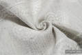 Baby Wrap, Jacquard Weave (60% cotton 28% linen 12% tussah silk) - CRYSTAL LACE - size XS #babywearing