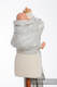 WRAP-TAI carrier Mini with hood/ jacquard twill / 60% cotton, 28% linen 12% tussah silk / CRYSTAL LACE #babywearing