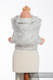 WRAP-TAI portabebé Mini con capucha/ jacquard sarga/60% algodón, 28% lino, 12% seda tusor/ CRISTAL LACE #babywearing