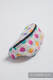 Gürteltasche, hergestellt vom gewebten Stoff (100% Baumwolle) - POLKA DOTS RAINBOW  #babywearing