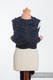 WRAP-TAI carrier Toddler with hood/ jacquard twill / 100% cotton / ZEBRA BLACK & NAVY BLUE  #babywearing