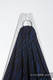 Ringsling, Jacquard Weave (100% cotton) - ZEBRA BLACK & NAVY BLUE - long 2.1m #babywearing